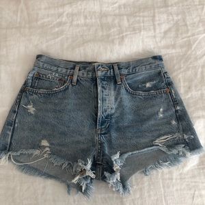 Agolde jean shorts